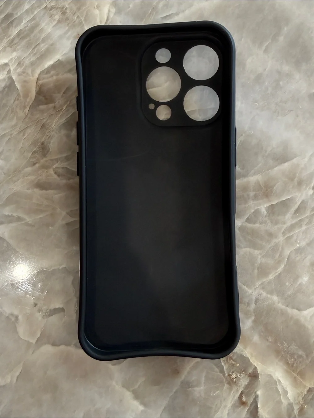 Tortoiseshell Pattern Phone Case - Brown/Black